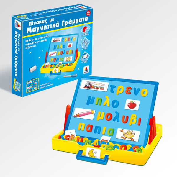 greek alphabet letter magnets with carry case, greek education