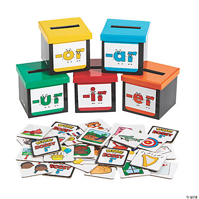 Bossy R Sorting Boxes- educational school and learning resource