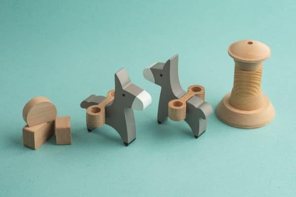 greek donkey puzzle, decorative toy and home deocr