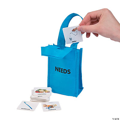 educational teaching game, wants versus needs sorting game