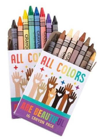 16-Colour Diversity Crayon Box