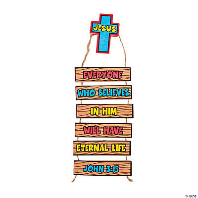 religious crafts- eternal life door hanger activity