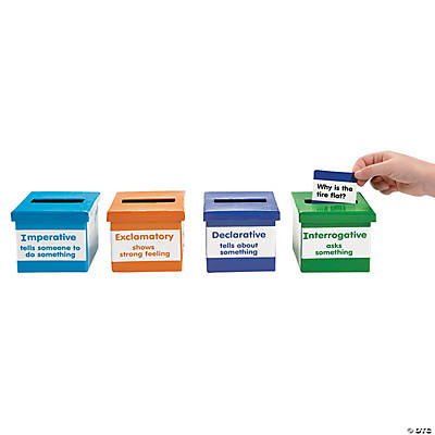 Type of Sentence Sorting Boxes Game – Alphabeta Language Resources